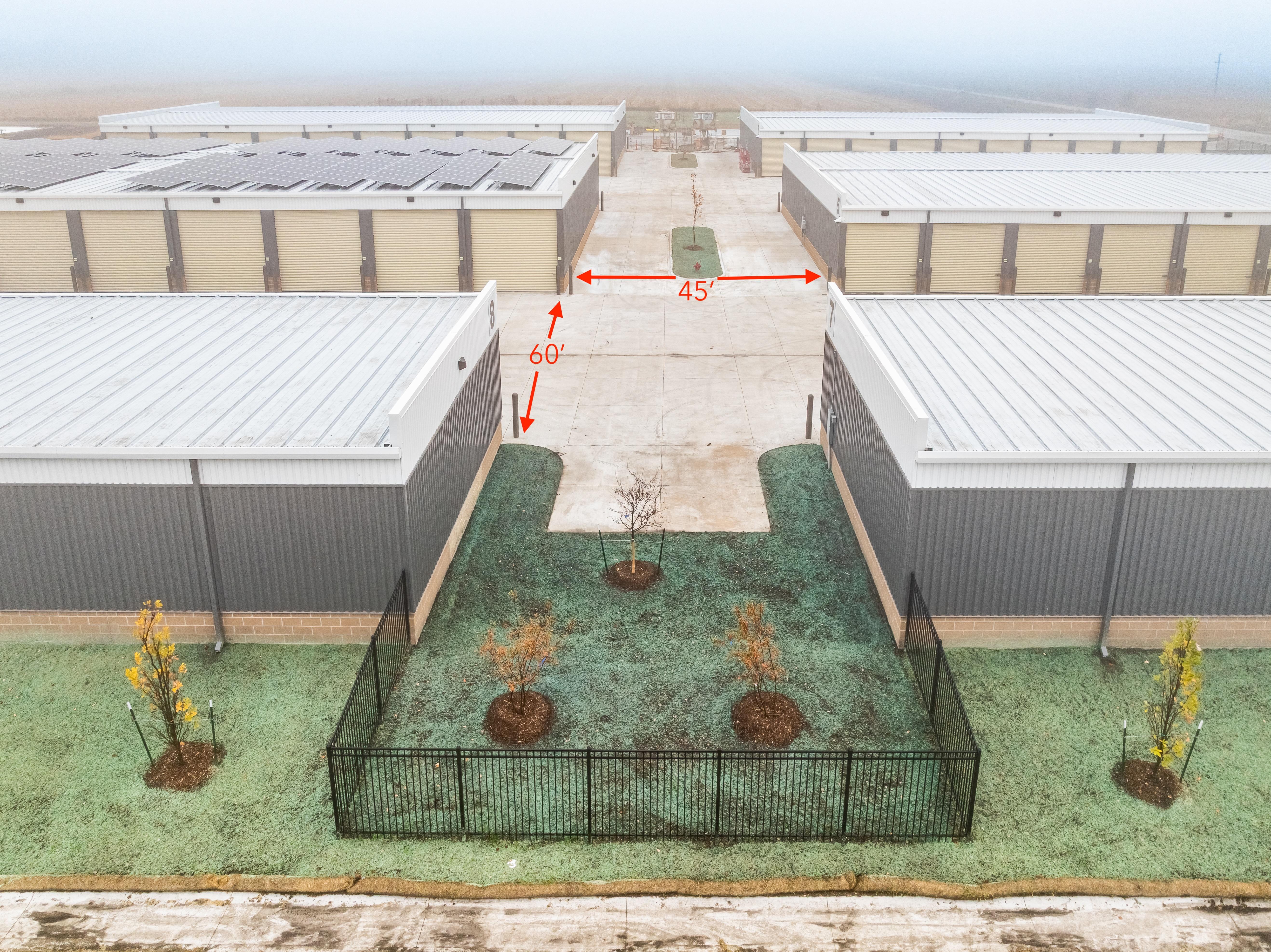 aisles spacing aisles spacing